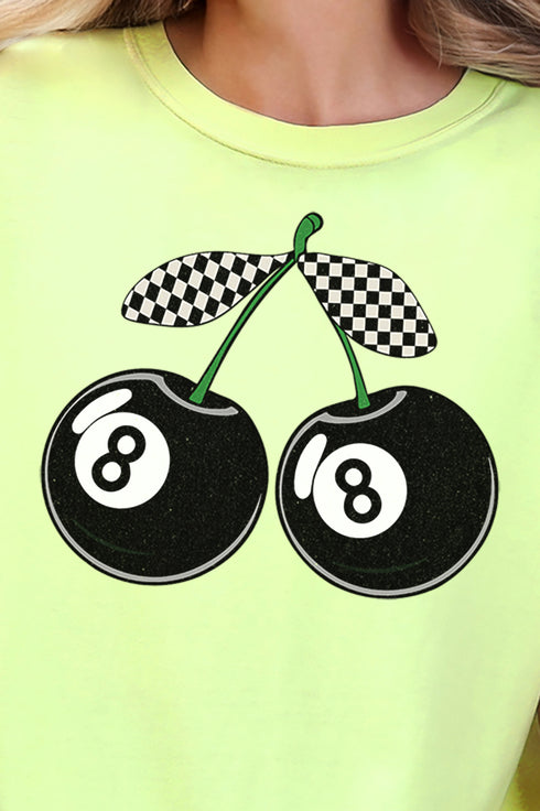 Cherry 8 Ball Comfort Colors Adult Ring-Spun Cotton Tee