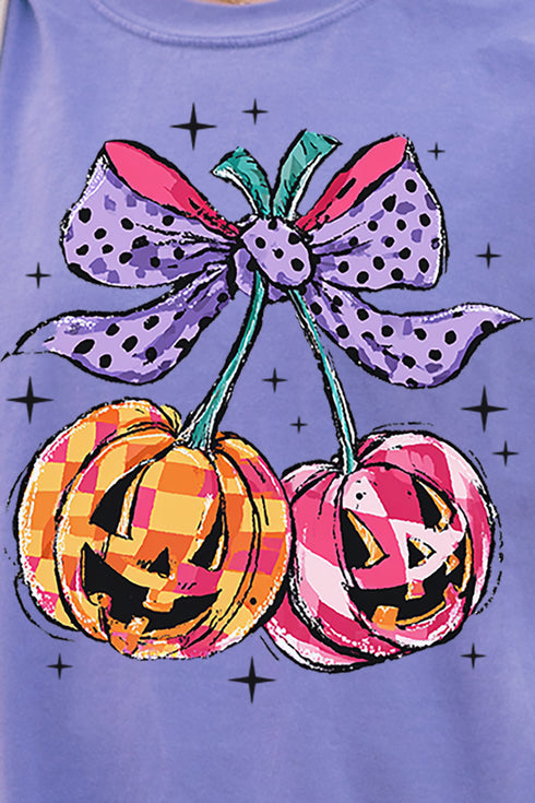 Cherry Pumpkin Pop Comfort Colors Adult Ring-Spun Cotton Tee