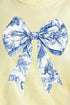 Chinoiserie Coquette Bow Comfort Colors Adult Ring-Spun Cotton Tee