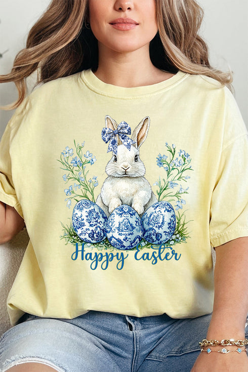 Chinoiserie Easter Bloom Comfort Colors Adult Ring-Spun Cotton Tee