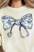 Chinoiserie Stethoscope Bow Comfort Colors Adult Ring-Spun Cotton Tee