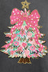 Christmas Tree Preppy Blossom Comfort Colors Adult Ring-Spun Cotton Tee