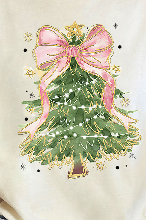 Christmas Twinkle Tree Comfort Colors Adult Ring-Spun Cotton Tee