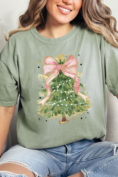 Christmas Twinkle Tree Comfort Colors Adult Ring-Spun Cotton Tee