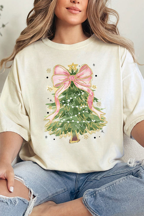 Christmas Twinkle Tree Comfort Colors Adult Ring-Spun Cotton Tee