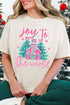 Church Joy To The World Comfort Colors Adult Ring-Spun Cotton Tee