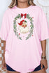Classic Santa Coquette Comfort Colors Adult Ring-Spun Cotton Tee
