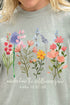 Consider How The Wildflowers Grow Comfort Colors Adult Ring-Spun Cotton Tee