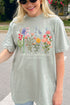 Consider How The Wildflowers Grow Comfort Colors Adult Ring-Spun Cotton Tee