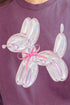 Coquette Balloon Dog Comfort Colors Adult Ring-Spun Cotton Tee