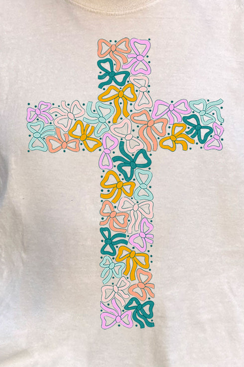 Coquette Cross Comfort Colors Adult Ring-Spun Cotton Tee