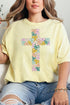 Coquette Cross Comfort Colors Adult Ring-Spun Cotton Tee