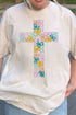 Coquette Cross Comfort Colors Adult Ring-Spun Cotton Tee