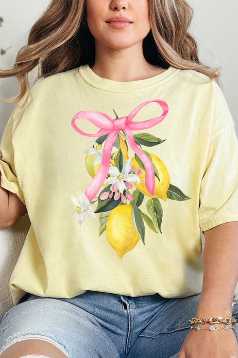 Coquette Lemon Blossom Comfort Colors Adult Ring-Spun Cotton Tee