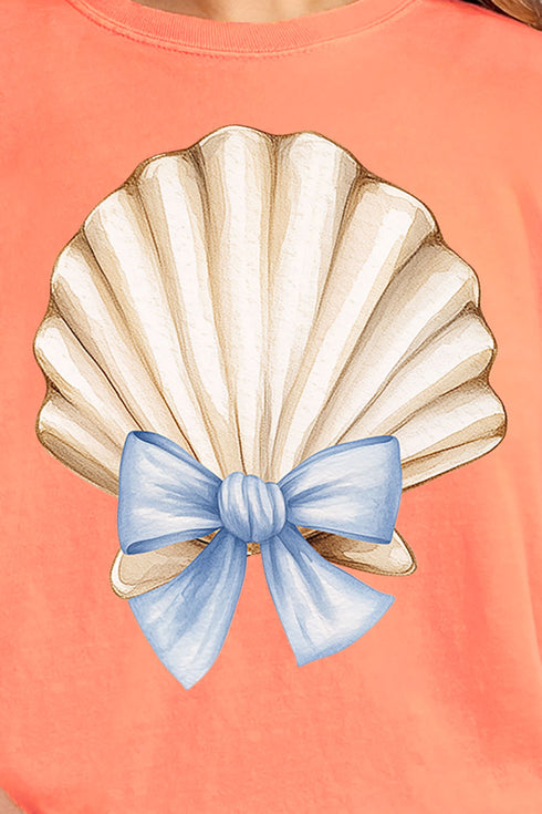 Coquette Seashell Comfort Colors Adult Ring-Spun Cotton Tee