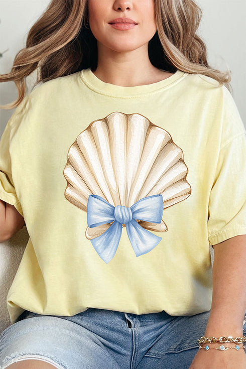 Coquette Seashell Comfort Colors Adult Ring-Spun Cotton Tee