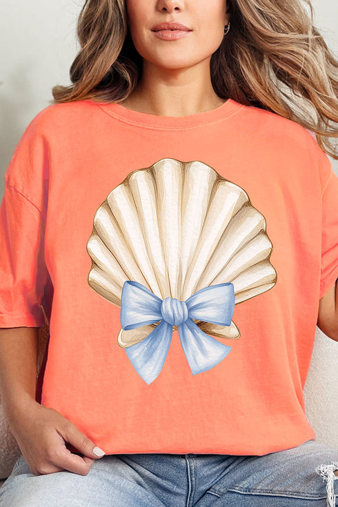 Coquette Seashell Comfort Colors Adult Ring-Spun Cotton Tee