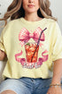 Coquette Sweet Tea Comfort Colors Adult Ring-Spun Cotton Tee