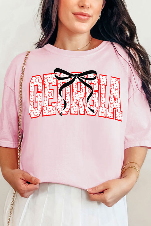 Coquette Varsity Georgia Comfort Colors Adult Ring-Spun Cotton Tee