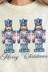 Cracker Chinoiserie Merry Christmas Comfort Colors Adult Ring-Spun Cotton Tee