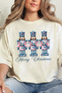 Cracker Chinoiserie Merry Christmas Comfort Colors Adult Ring-Spun Cotton Tee