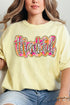 Dalmatian Dots Thankful Comfort Colors Adult Ring-Spun Cotton Tee