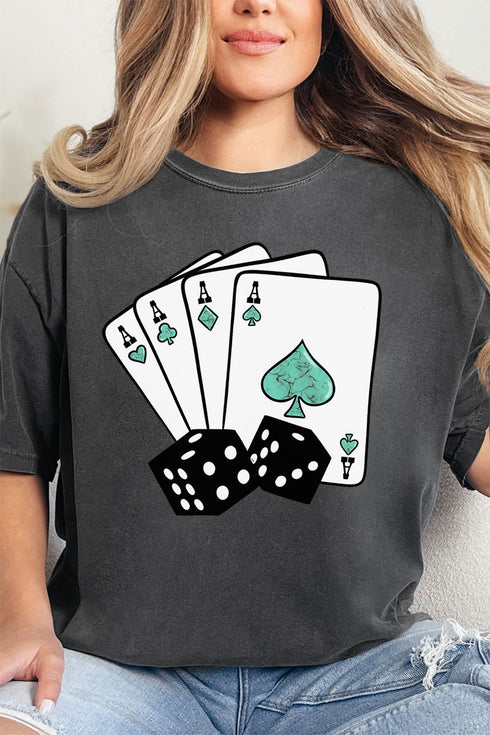 Deal Your Cards Comfort Colors Adult Ring-Spun Cotton Tee