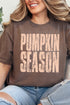 Distressed Pumpkin Season Comfort Colors Adult Ring-Spun Cotton Tee