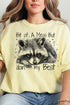 Doin' My Best Raccoon Comfort Colors Adult Ring-Spun Cotton Tee