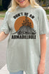 Don't Be An Armadillhole Comfort Colors Adult Ring-Spun Cotton Tee
