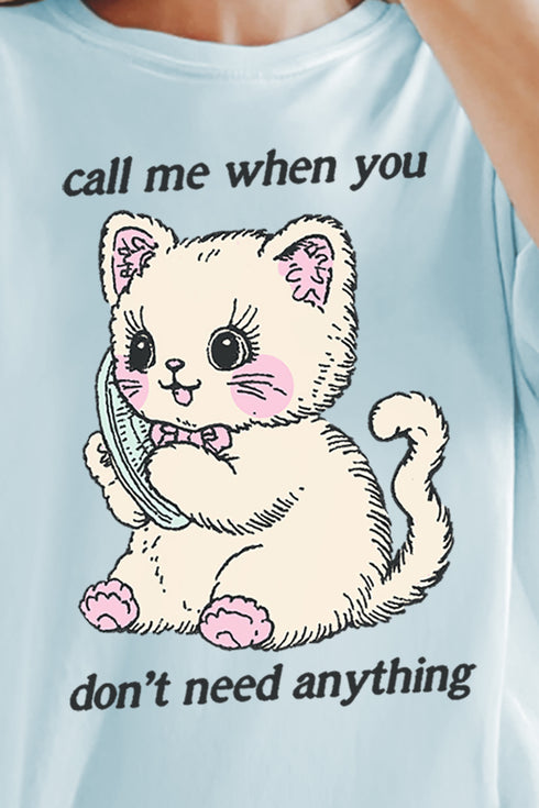 Don't Call Me Comfort Colors Adult Ring-Spun Cotton Tee