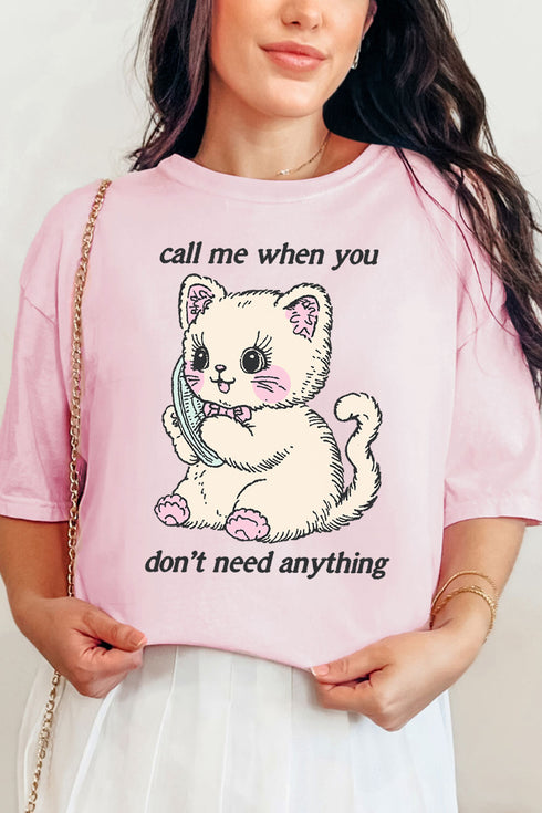 Don't Call Me Comfort Colors Adult Ring-Spun Cotton Tee