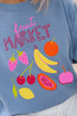Doodle Fruit Market Comfort Colors Adult Ring-Spun Cotton Tee