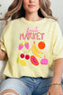 Doodle Fruit Market Comfort Colors Adult Ring-Spun Cotton Tee