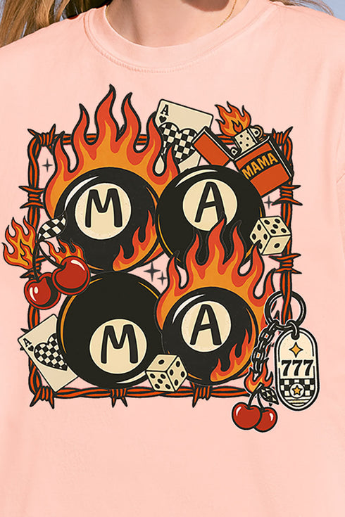 Eight Ball Mama Comfort Colors Adult Ring-Spun Cotton Tee