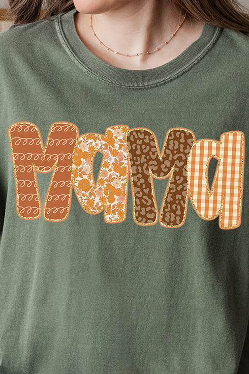 Fall Daze Mama Comfort Colors Adult Ring-Spun Cotton Tee