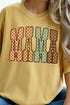 Fall Hues Mama Comfort Colors Adult Ring-Spun Cotton Tee