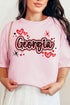Faux Airbrush Georgia Comfort Colors Adult Ring-Spun Cotton Tee