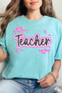 Faux Airbrush Teacher Comfort Colors Adult Ring-Spun Cotton Tee