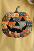 Faux Quilted Pumpkin Comfort Colors Adult Ring-Spun Cotton Tee