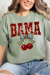 Faux Sequin Cherry Bama Comfort Colors Adult Ring-Spun Cotton Tee