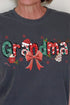Festive Christmas Grandma Comfort Colors Adult Ring-Spun Cotton Tee
