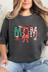 Festive Christmas Mom Comfort Colors Adult Ring-Spun Cotton Tee