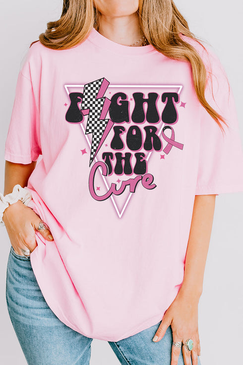 Fight For The Cure Comfort Colors Adult Ring-Spun Cotton Tee