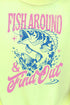 Fish Around & Find Out Comfort Colors Adult Ring-Spun Cotton Tee