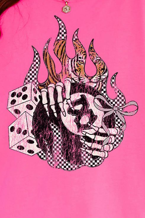 Flamin' 8 Ball Comfort Colors Adult Ring-Spun Cotton Tee