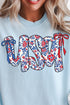 Floral USA Comfort Colors Adult Ring-Spun Cotton Tee