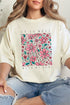 Floral Well With My Soul Comfort Colors Adult Ring-Spun Cotton Tee