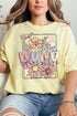 Framed Floral Mama Comfort Colors Adult Ring-Spun Cotton Tee