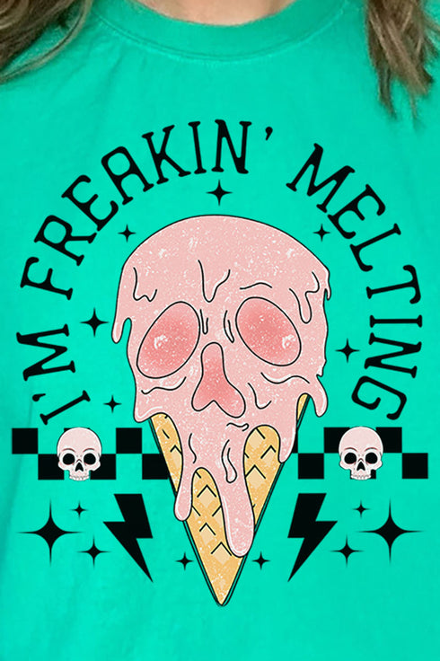 Freakin' Melting Comfort Colors Adult Ring-Spun Cotton Tee